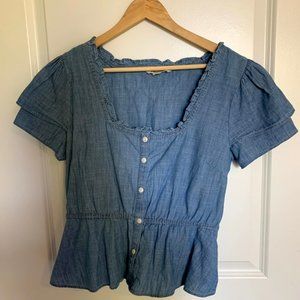 Madewell Jean Top Blouse